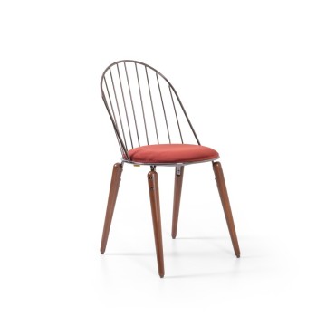 Mocha Metal Sandalye