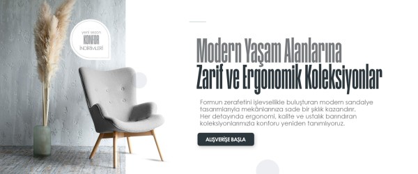 Modern Yaşam Alanları için Şık ve Ergonomik Koleksiyonlar